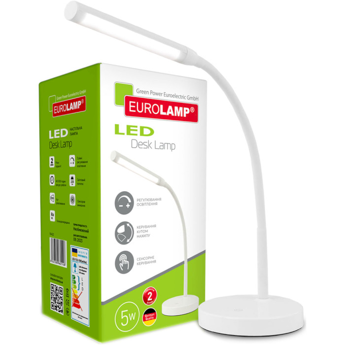 Лампа настольная EUROLAMP LED-TLD-5W White
