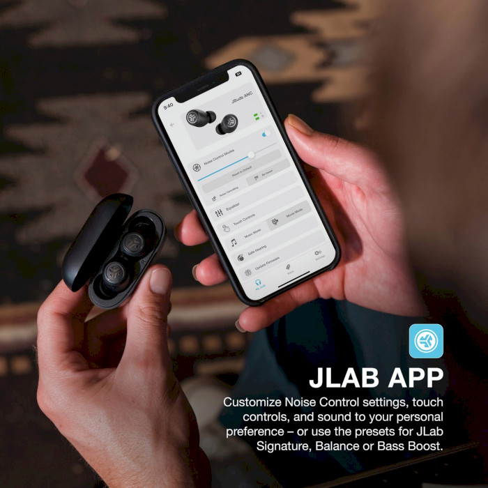 Навушники JLAB JBuds ANC Black