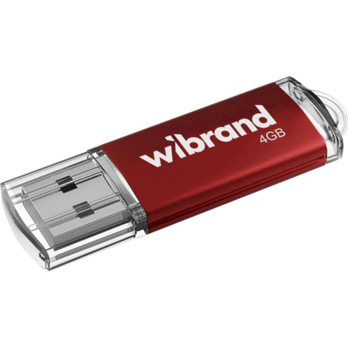Флэшка WIBRAND Cougar 4GB USB2.0 Red