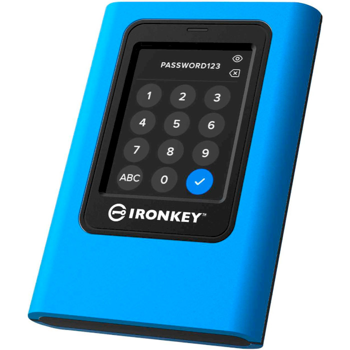 Портативний SSD диск KINGSTON IronKey Vault Privacy 80 480GB USB3.2 Gen1 (IKVP80ES/480G)