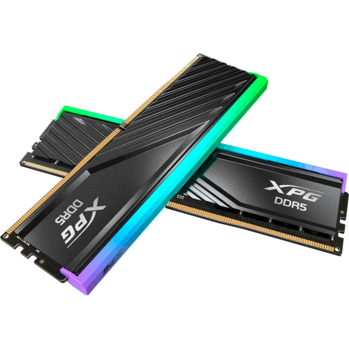 Модуль памяти ADATA XPG Lancer Blade RGB Black DDR5 6400MHz 32GB Kit 2x16GB (AX5U6400C3216G-DTLABRBK)