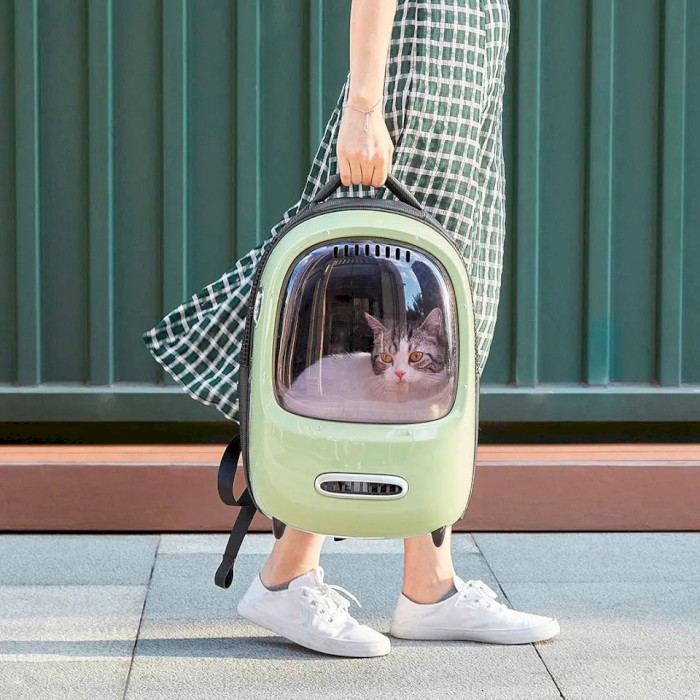 Рюкзак-переноска PETKIT Breezy 2 Smart Cat Carrier Green (P7701-G)