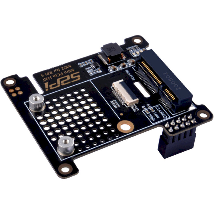 Плата розширення 52PI M02 Mini PCIe HAT Expansion Board for Raspberry Pi 5 (EP-0217)