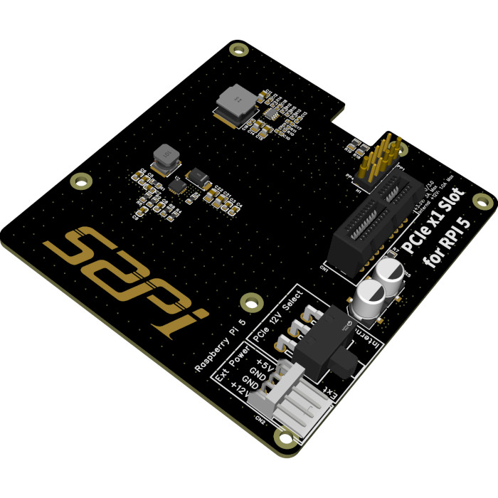 Плата розширення 52PI P02 PCIe Slot Extension Adapter Board for Raspberry Pi 5 (EP-0219)