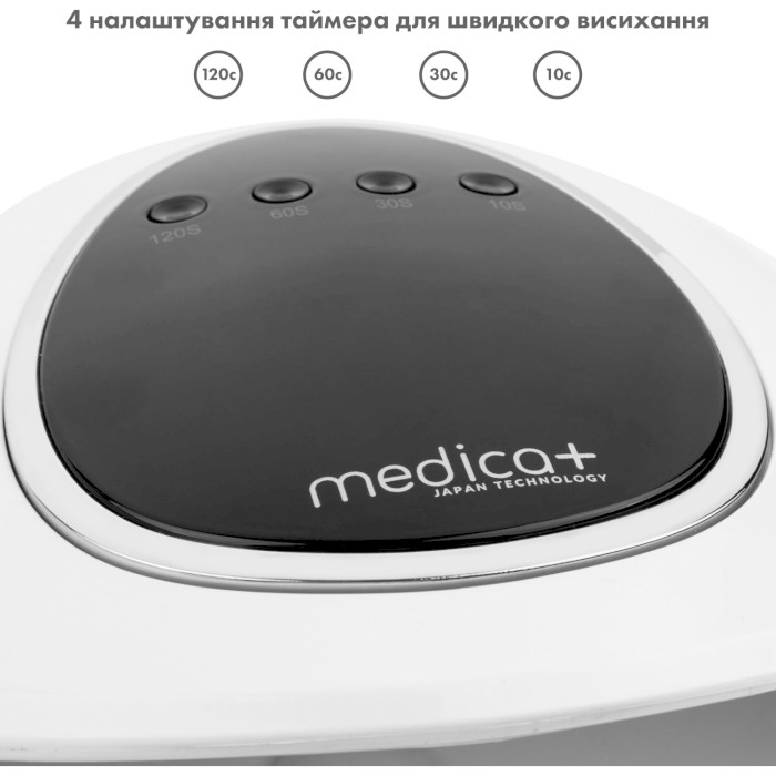 Лампа для манікюру MEDICA+ NailControl 10 LED + UV 146W