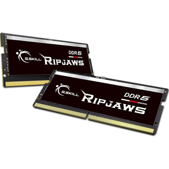 Модуль памяти G.SKILL Ripjaws SO-DIMM DDR5 5600MHz 48GB Kit 2x24GB (F5-5600S4645A48GX1-RS)