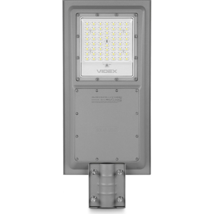 Світильник консольний з датчиком руху та сонячною панеллю VIDEX VL-SLSO-082-S 64W 5000K IP65