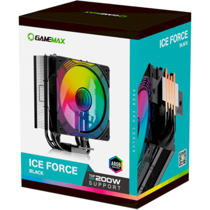 Кулер для процесора GAMEMAX Ice Force Black