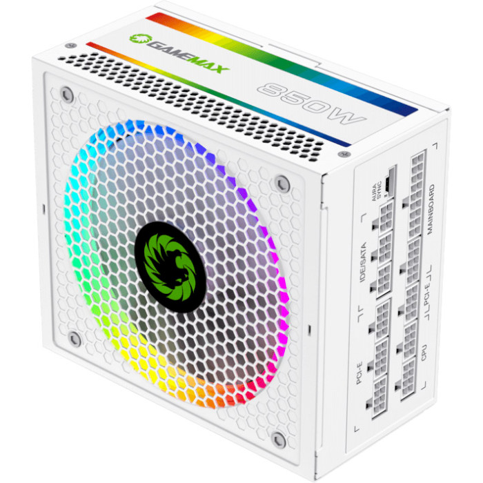 Блок живлення 850W GAMEMAX RGB-850 Pro White