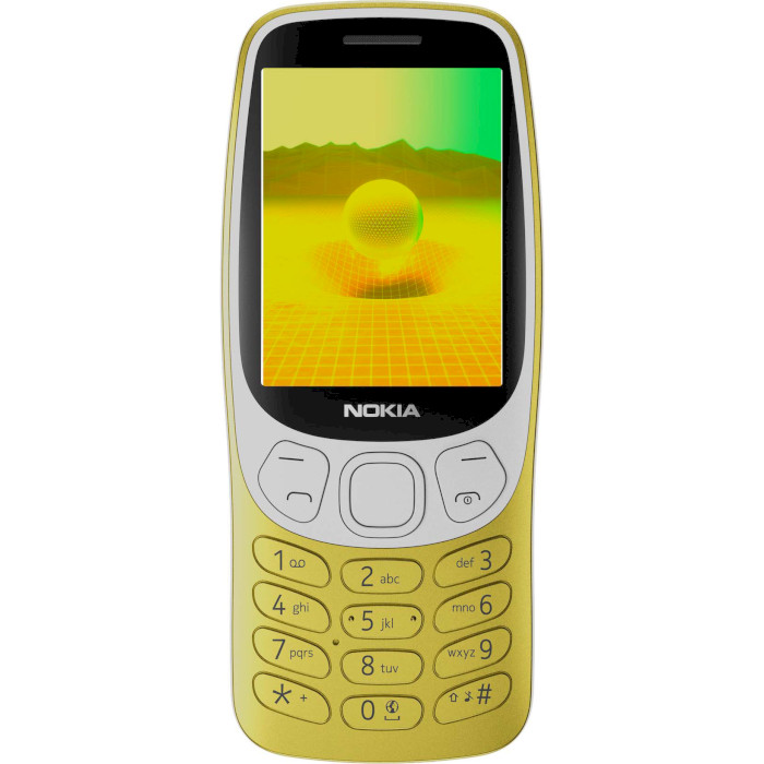 Мобильный телефон NOKIA 3210 4G 2024 Y2K Gold