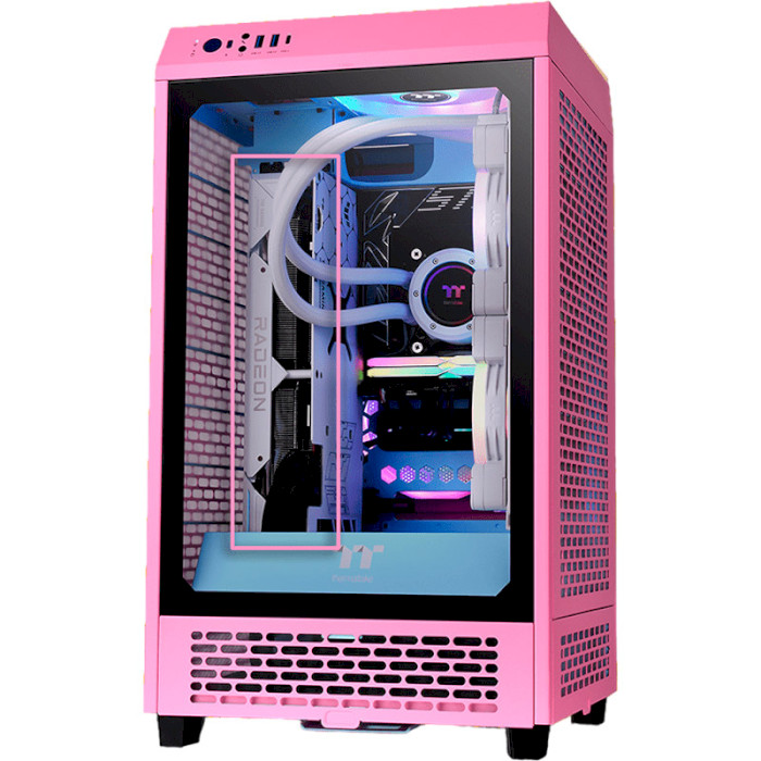 Корпус THERMALTAKE The Tower 200 Bubble Pink (CA-1X9-00SAWN-00)