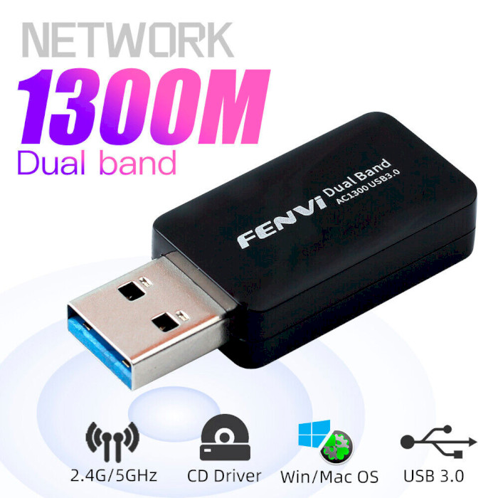 Wi-Fi адаптер FENVI F-AC1300U