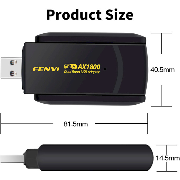 Wi-Fi адаптер FENVI FU-AX1800