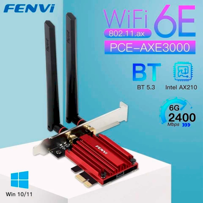 Wi-Fi адаптер FENVI PCE-AXE3000