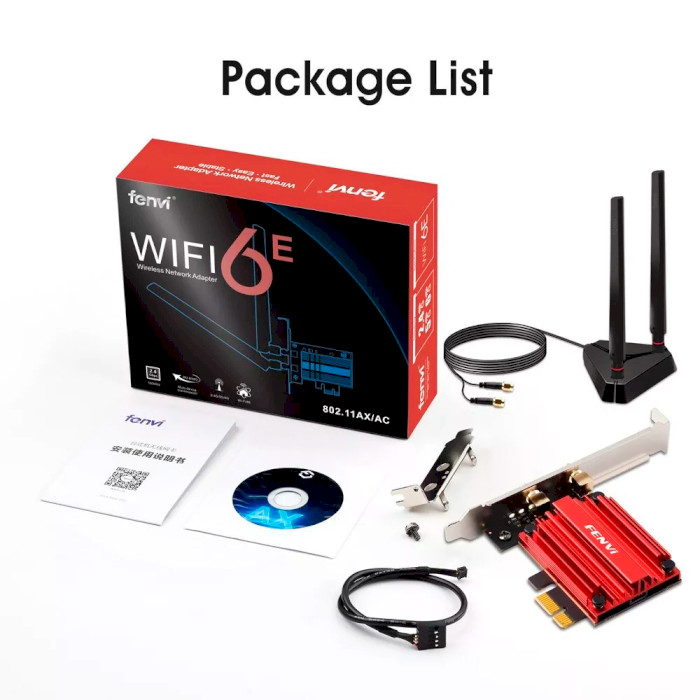 Wi-Fi адаптер FENVI PCE-AXE3000Pro