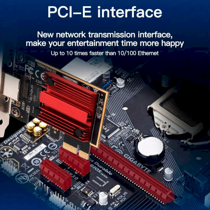 Сетевая карта FENVI F-R2500PCE PCIe