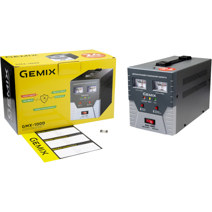 Стабілізатор напруги GEMIX GMX-1000