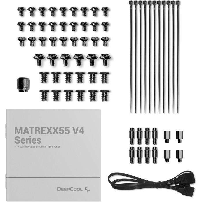 Корпус DEEPCOOL Matrexx 55 Mesh V4 Black (R-MATREXX55-BKAGA4-G-4)