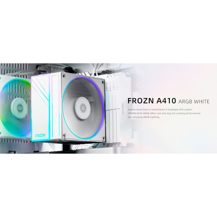 Кулер для процесора ID-COOLING Frozn A410 ARGB White