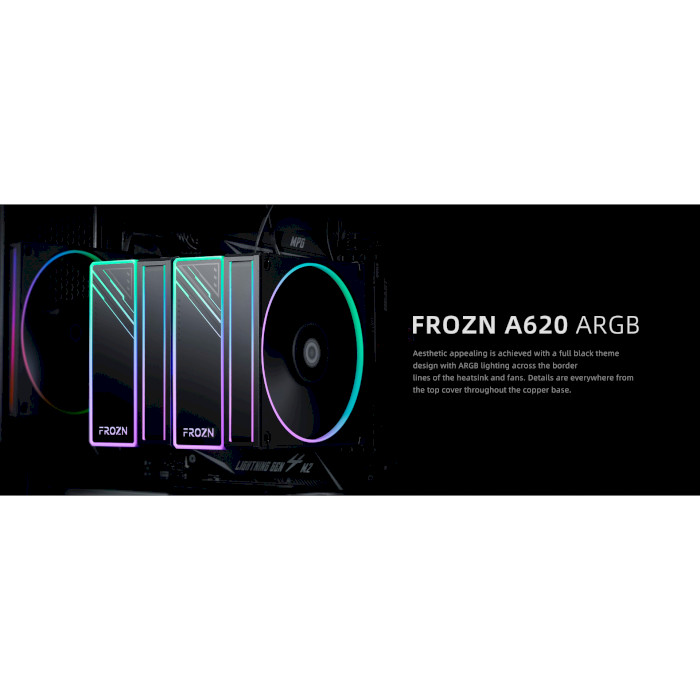 Кулер для процесора ID-COOLING Frozn A620 ARGB Black