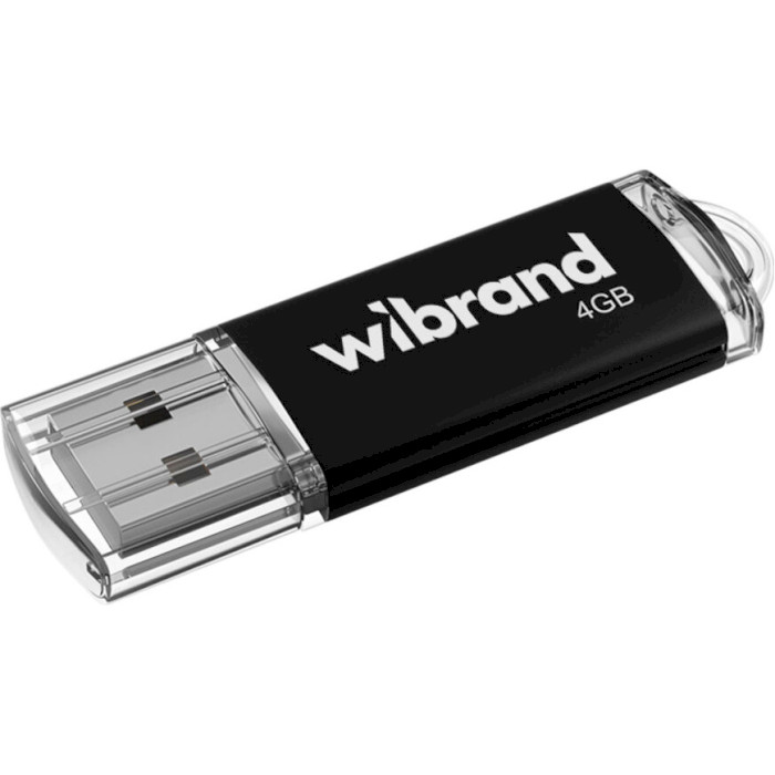 Флэшка WIBRAND Cougar 4GB USB2.0 Black