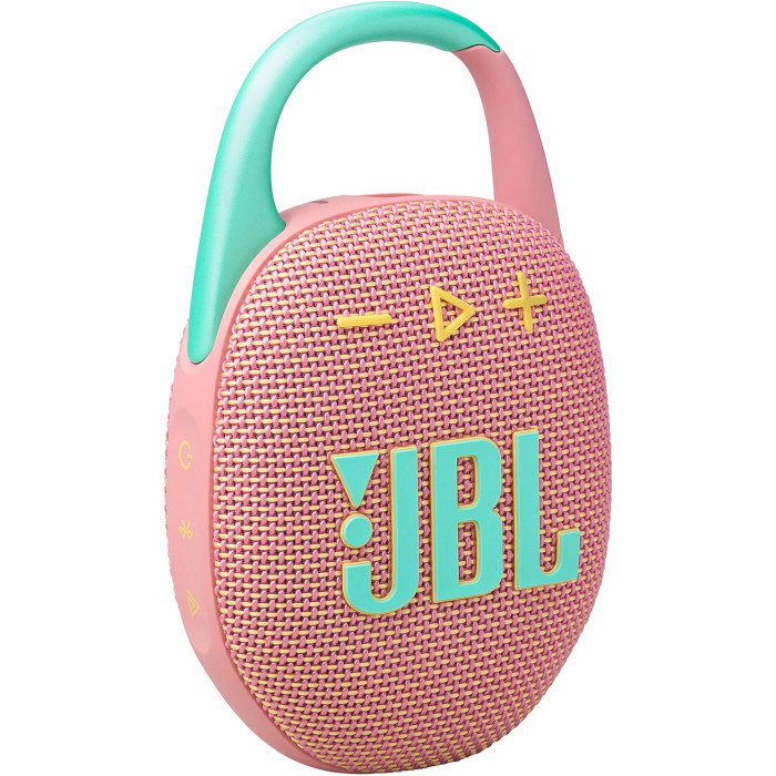 Портативная колонка JBL Clip 5 Pink (JBLCLIP5PINK)