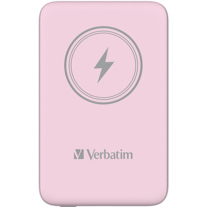 Повербанк з бездротовою зарядкою VERBATIM Charge 'n' Go 10000mAh Pink (32248)