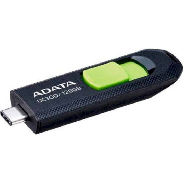Флешка ADATA UC300 128GB USB-C3.2 Black/Green (ACHO-UC300-128G-RBK/GN)