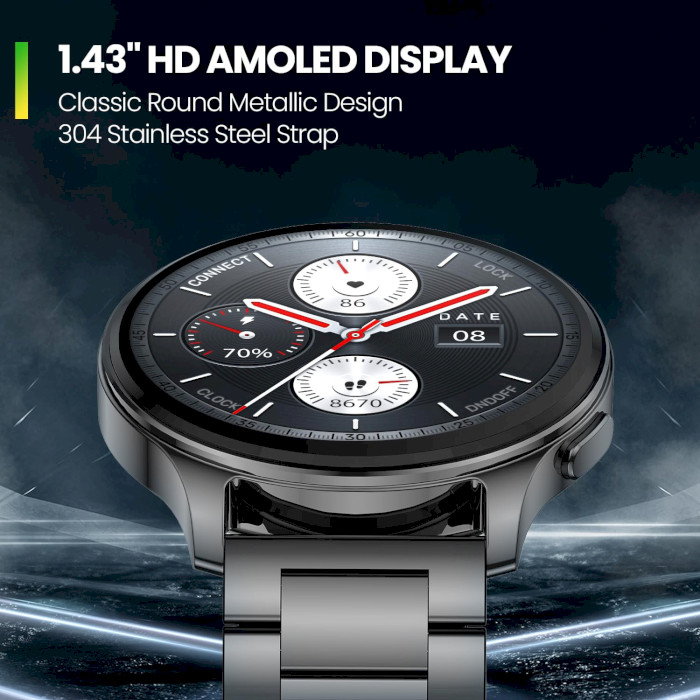 Смарт-часы AMAZFIT Pop 3R Metallic Silver (6972596108498)