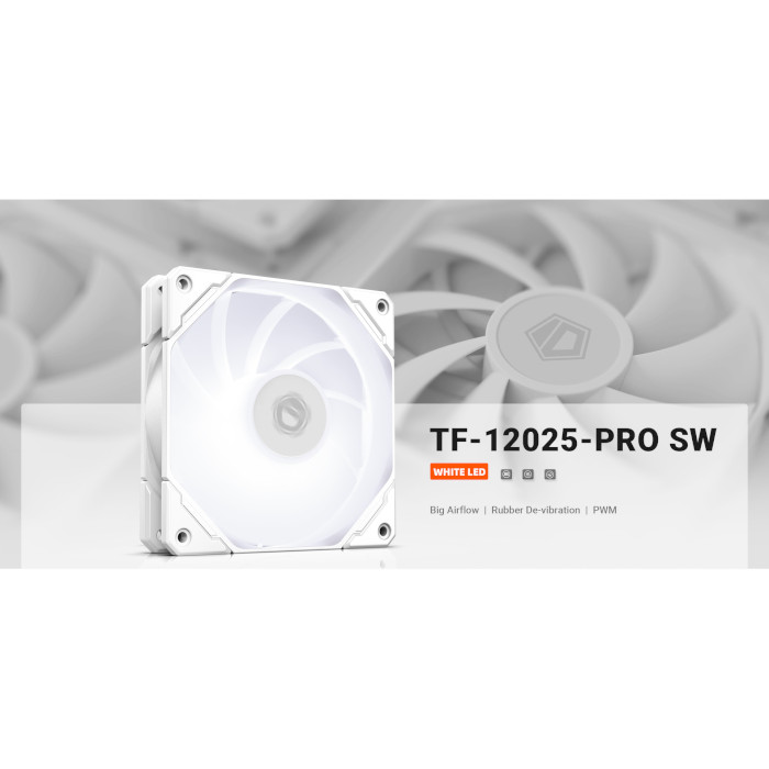 Вентилятор ID-COOLING TF-12025 Pro SW White LED