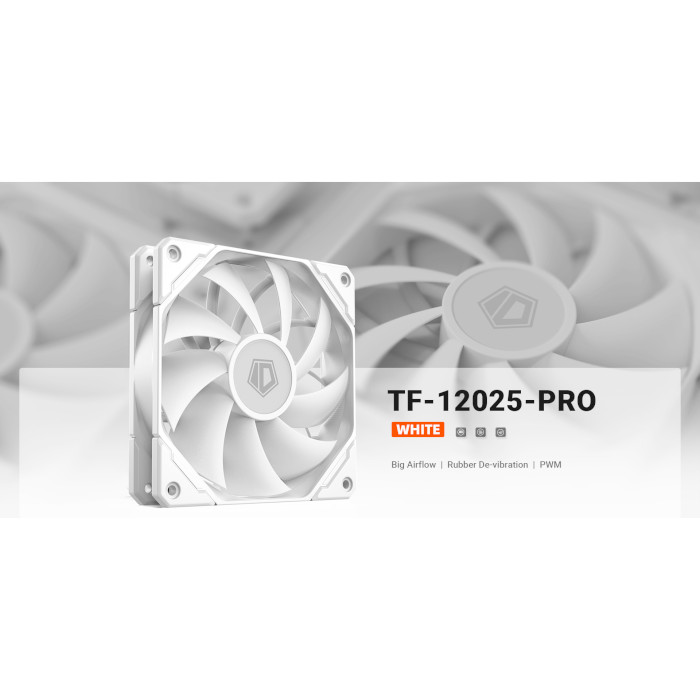 Вентилятор ID-COOLING TF-12025 Pro White