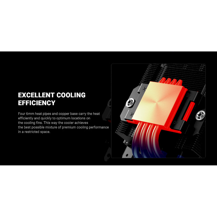 Кулер для процессора ID-COOLING IS-65-XT Black