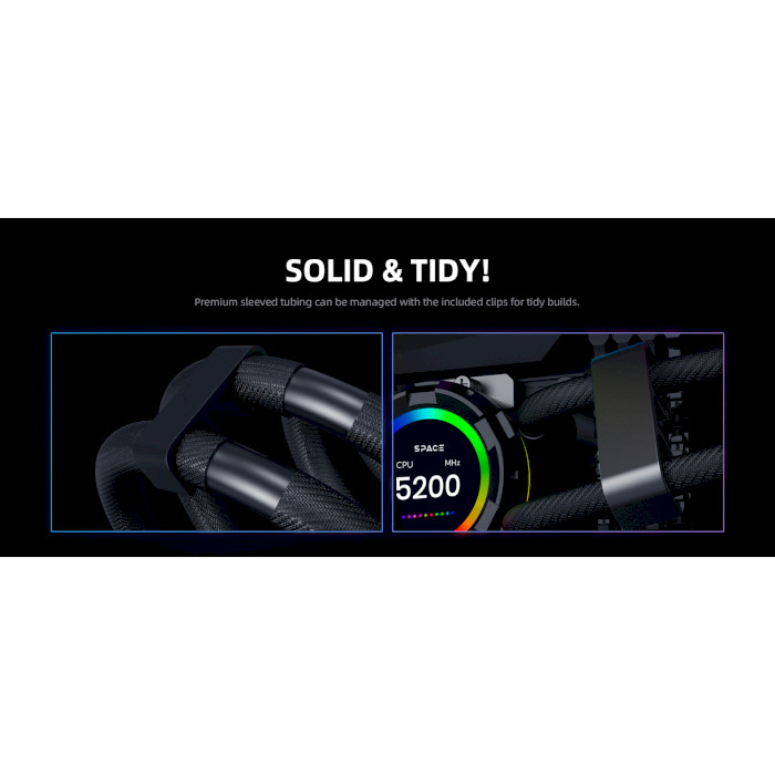 Система водяного охлаждения ID-COOLING Space LCD SL360 XE Black