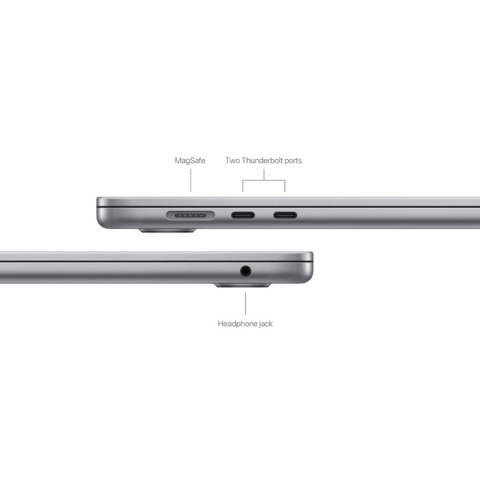 Ноутбук APPLE A3114 MacBook Air M3 15" 16/512GB Space Gray (MXD13UA/A)