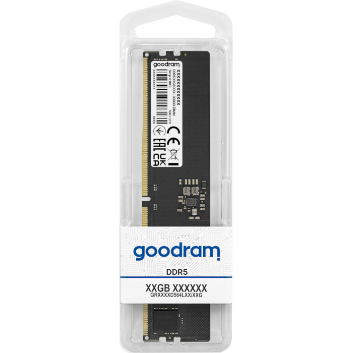 Модуль пам'яті GOODRAM DDR5 4800MHz 32GB (GR4800D564L40/32G)