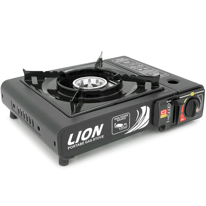 Портативная газовая плитка LION BDZ-155-AR Black