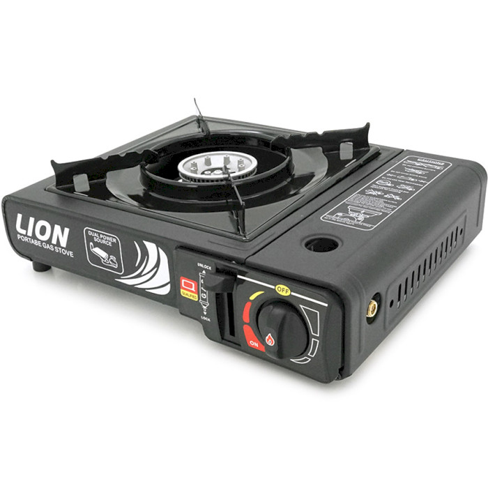 Портативная газовая плитка LION BDZ-155-AR Black