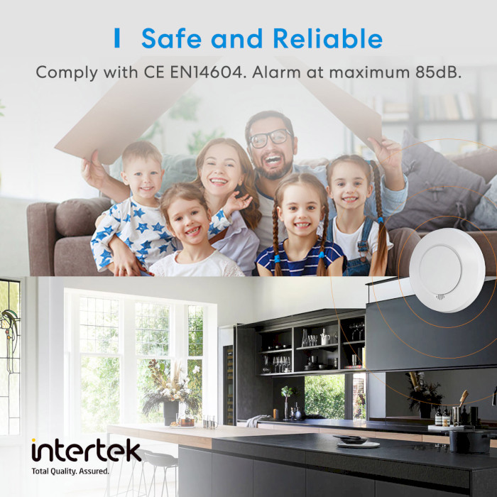 Комплект розумної димової сигналізації MEROSS Smart Smoke Alarm (GS559AHHK(EU))