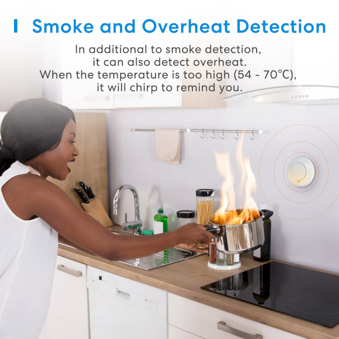 Комплект умной дымовой сигнализации MEROSS Smart Smoke Alarm (GS559AHHK(EU))