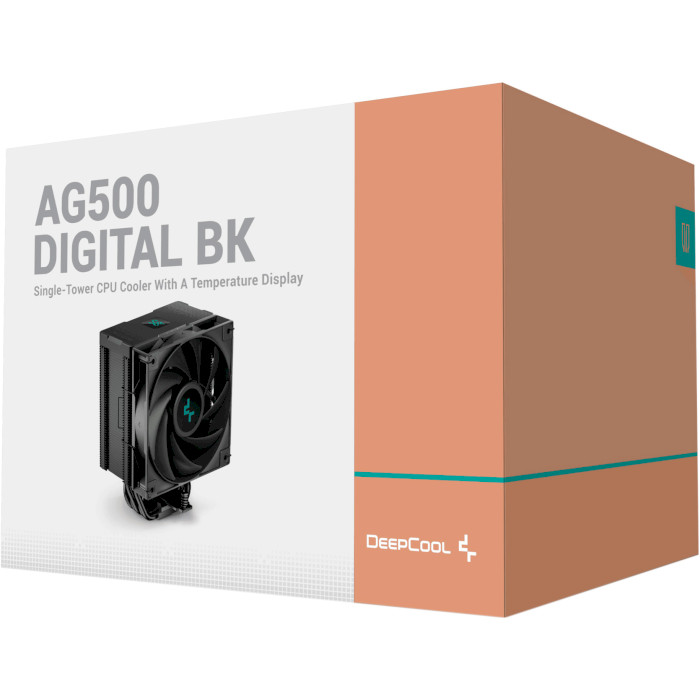 Кулер для процесора DEEPCOOL AG500 Digital BK (R-AG500-BKNDMN-G-2)