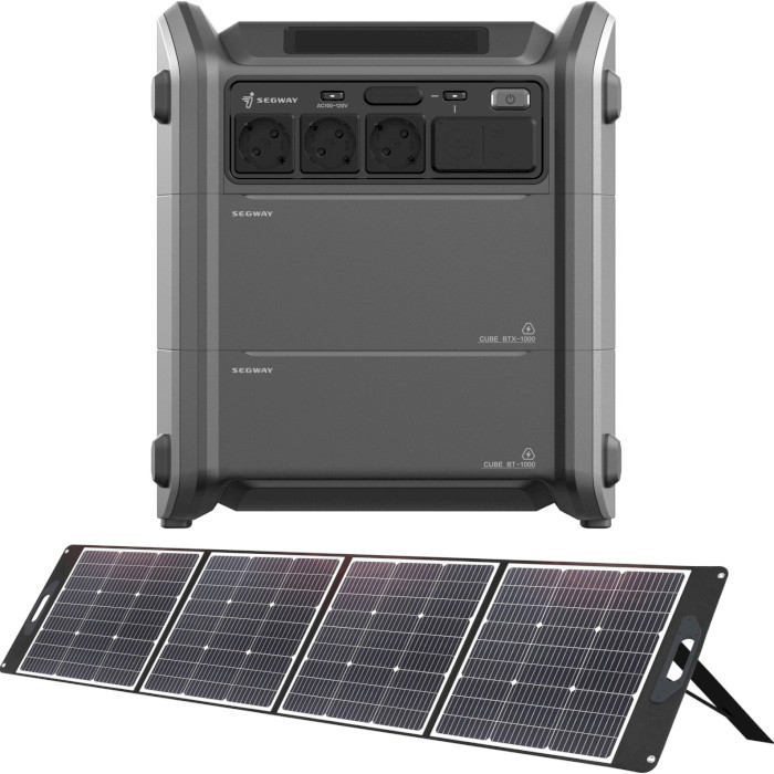 Зарядная станция SEGWAY Cube 2000 + Solar Panel 400W