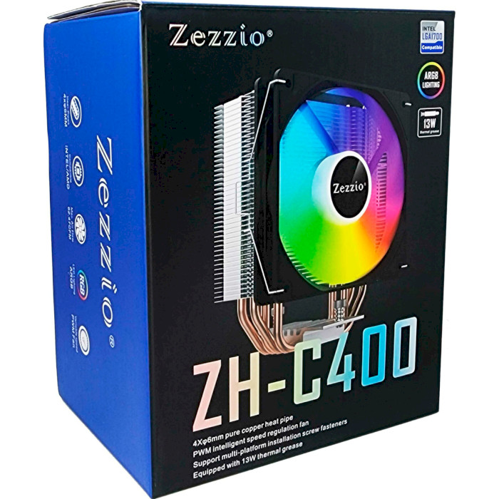 Кулер для процессора ZEZZIO ZH-C400 ARGB V2
