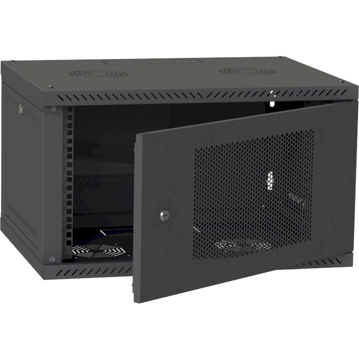 Настенный шкаф IPCOM CH-6U 600x450 (перф) (6U, 600x450мм, RAL9005)