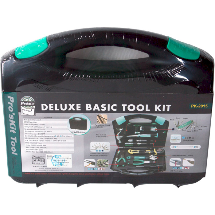 Набор инструментов в кейсе PRO'SKIT PK-2015 DeLuxe Basic Tool Kit 32пр