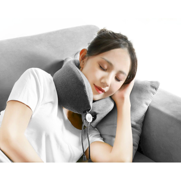 Подушка-массажёр для шеи XIAOMI LF Comfort-U Pillow Massager Gray (LR-S100)