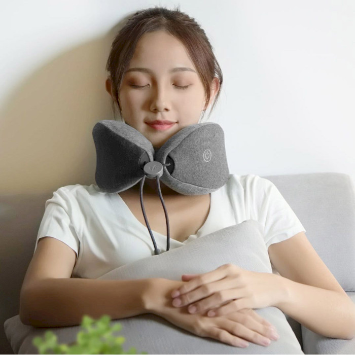 Подушка-масажер для шиї XIAOMI LF Comfort-U Pillow Massager Gray (LR-S100)