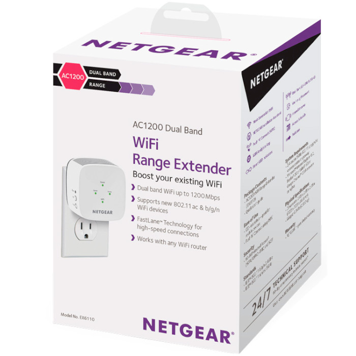 Wi-Fi репитер NETGEAR EX6110