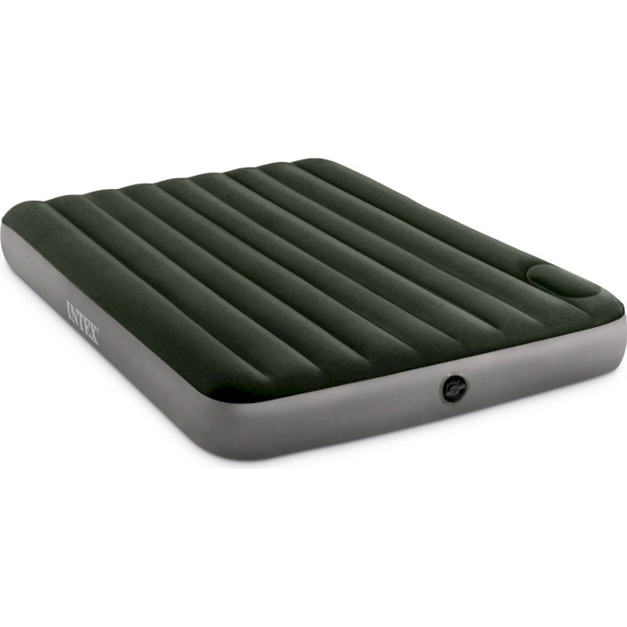 Надувной матрас INTEX Queen Dura-Beam Downy Airbed with Foot Bip 203x152 Green (64763)