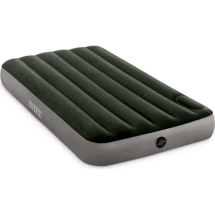 Надувной матрас INTEX Twin Dura-Beam Downy Airbed with Foot Bip 191x99 Green (64761)