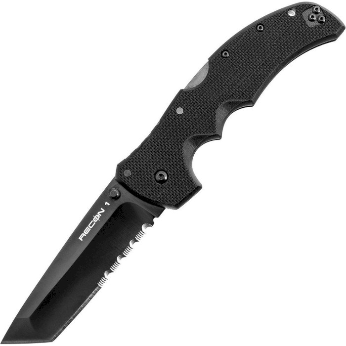 Складной нож COLD STEEL Recon 1 Tanto Half Serrated (27BTH)